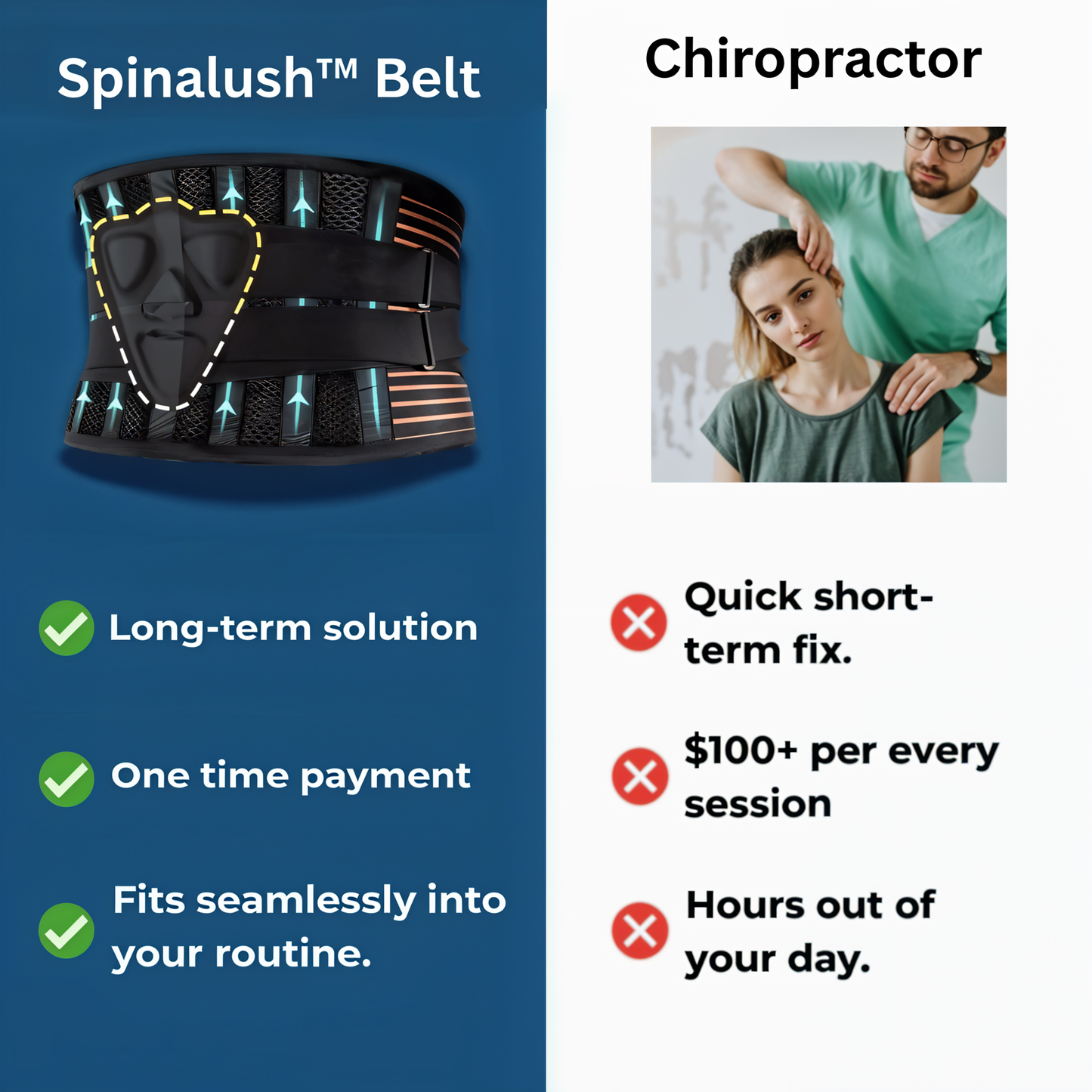 Spinalush™ Ergonomic Belt